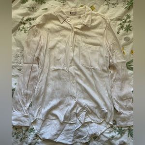 aritzia sunday best button up shirt